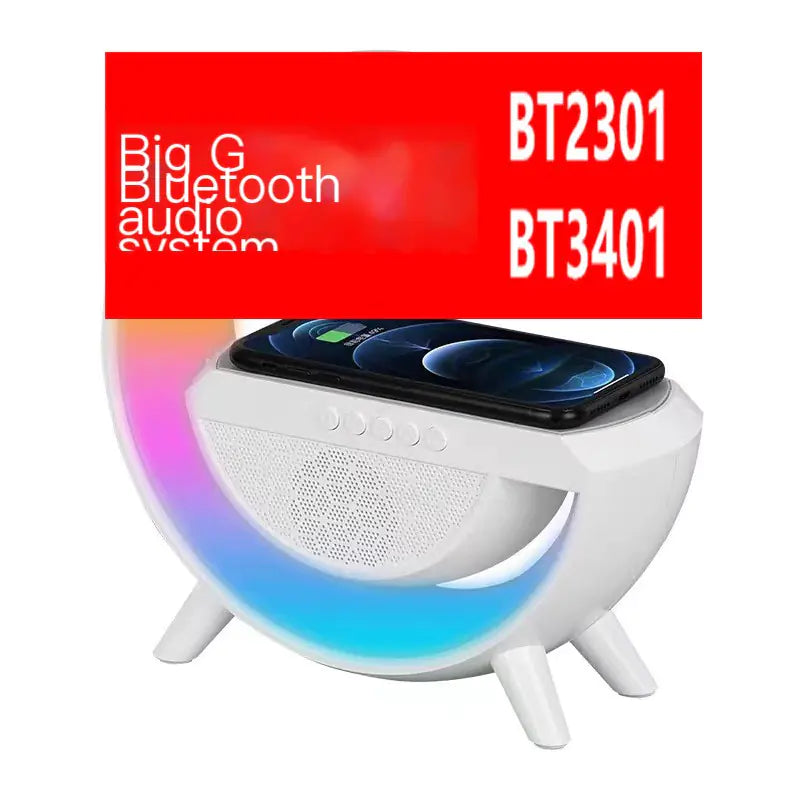 Altavoz Bluetooth BT-3401 con luz ambiental colori