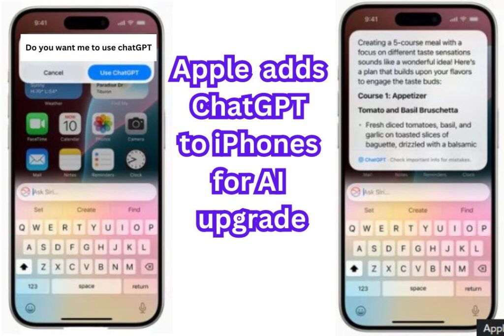 Apple adds ChatGPT to iPhones for AI upgrade