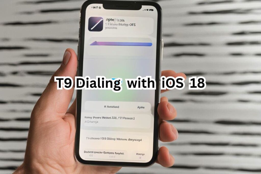 T9 Dialing with iOS 18 iphone